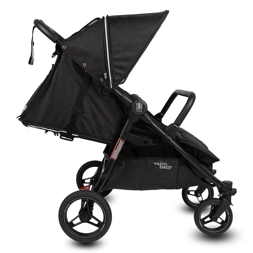 Valco Baby Slim Twin Double Stroller With Bumper Bar - Sport Edition 6 Valco Baby Slim Twin Double Stroller With Bumper Bar - Sport Edition - Image 6