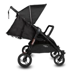 Valco Baby Slim Twin Double Stroller With Bumper Bar -Megababies USA 6.Slimtwin Lic Foot1 Black