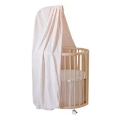 Stokke Sleepi Mini Bed Skirt By Pehr V3 -Megababies USA 601102 Blush 1