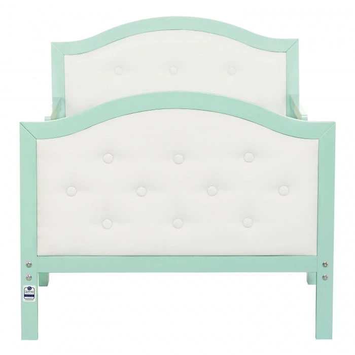 Dream On Me Zinnia Faux Leather Fabric Toddler Bed 6 Dream On Me Zinnia Faux Leather Fabric Toddler Bed - Image 6