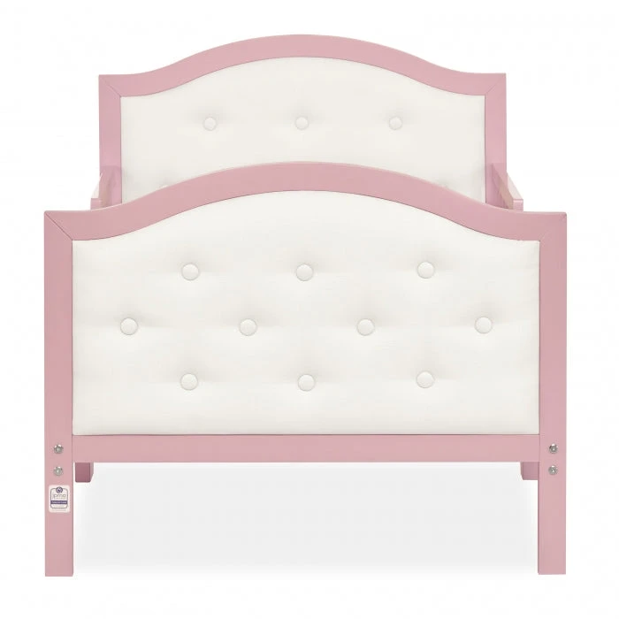 Dream On Me Zinnia Faux Leather Fabric Toddler Bed 4 Dream On Me Zinnia Faux Leather Fabric Toddler Bed - Image 4