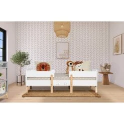 Dream On Me Osko 3-in-1 Convertible Toddler Bed -Megababies USA 6251 NWHITE RmScene 01 scaled 1