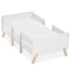 Dream On Me Osko 3-in-1 Convertible Toddler Bed -Megababies USA 6251 NWHITE Silo 02 scaled 1
