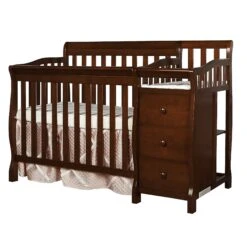 Dream On Me Jayden 4-in-1 Mini Convertible Crib And Changer