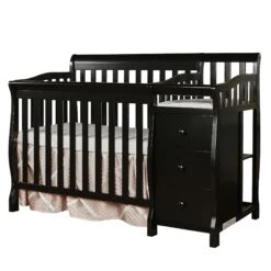 Dream On Me Jayden 4-in-1 Mini Convertible Crib And Changer -Megababies USA 629 K Crib Silo