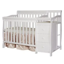 Dream On Me Jayden 4-in-1 Mini Convertible Crib And Changer -Megababies USA 629 W Crib Silo
