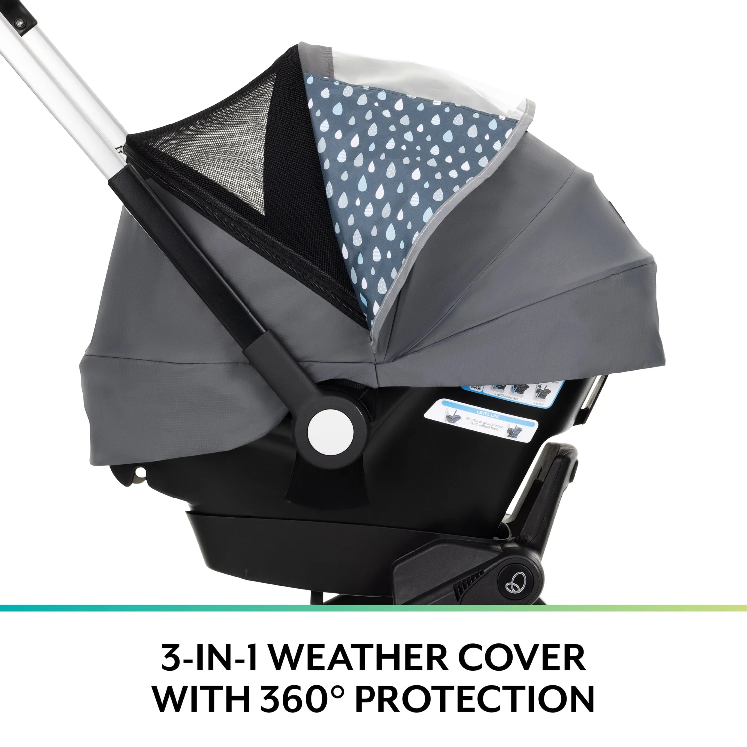 Evenflo Shyft DualRide 3-in-1 All-Weather Cover 1 Evenflo Shyft DualRide 3-in-1 All-Weather Cover