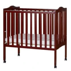 Dream On Me 2 In 1 Lightweight Folding Portable Crib -Megababies USA 681 C 2 Silo