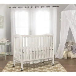 Dream On Me (Curved) 3 In 1 Folding Portable Crib + Free 3" Mattress -Megababies USA 683 W RmScene 700x700 1