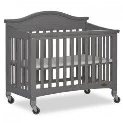 Dream On Me Venice Folding Portable Crib -Megababies USA 684 SGY crib silo 03 700x700 1
