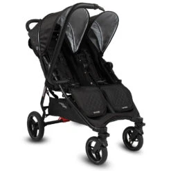 Valco Baby Slim Twin Double Stroller With Bumper Bar - Sport Edition 21 Valco Baby Slim Twin Double Stroller With Bumper Bar - Sport Edition -Megababies USA 7 Slimtwin Sports Handle2.RavenBlack