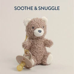 Itzy Ritzy Bitzy Pal Natural Rubber Pacifier & Plush Toy 16 Itzy Ritzy Bitzy Pal Natural Rubber Pacifier & Plush Toy -Megababies USA 704901692 Itzy Ritzy Bitzy Pal Bear 04