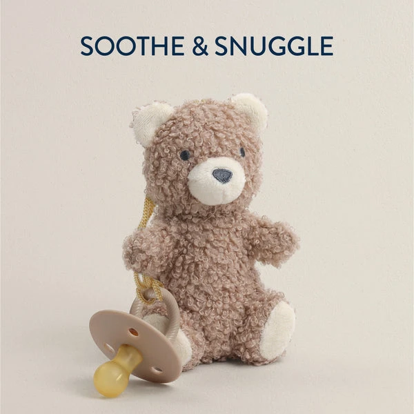 Itzy Ritzy Bitzy Pal Natural Rubber Pacifier & Plush Toy 4 Itzy Ritzy Bitzy Pal Natural Rubber Pacifier & Plush Toy - Image 4