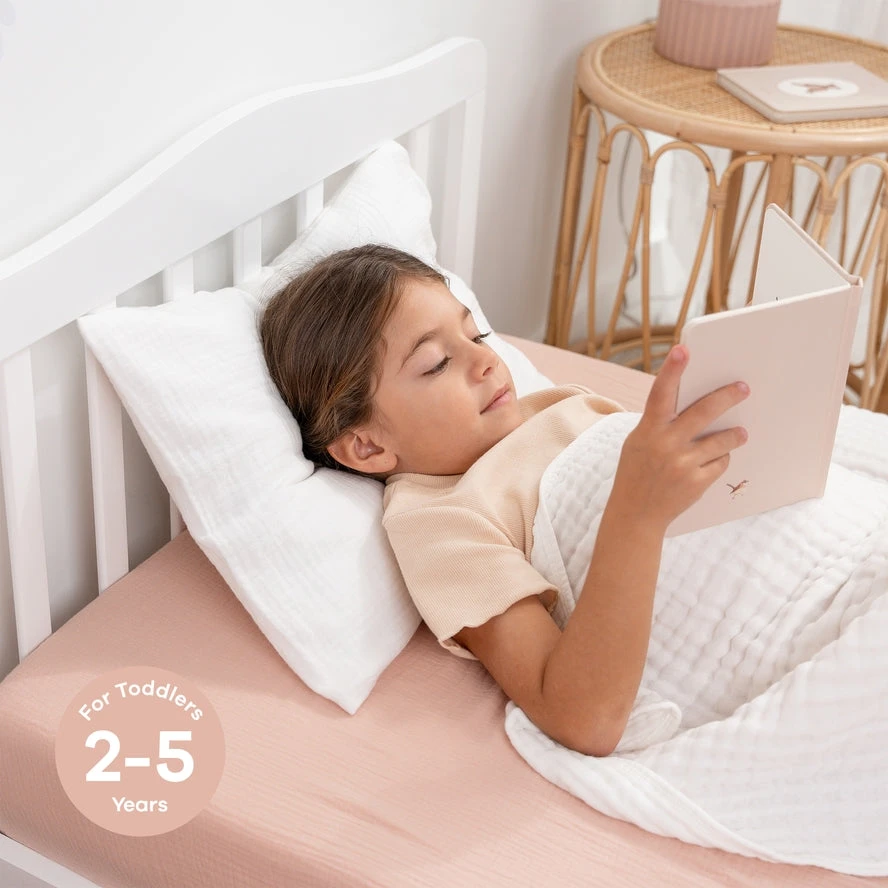 Comfy Cubs Toddler Pillow With Soft Muslin Cotton Pillowcase 7 Comfy Cubs Toddler Pillow With Soft Muslin Cotton Pillowcase - Image 7