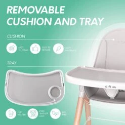 Children Of Design 6-in-1 Deluxe High Chair With Seat Cushion -Megababies USA 71eDgqpA3oL. SL1500