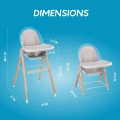 Children Of Design 6-in-1 Deluxe High Chair With Seat Cushion -Megababies USA 71jT3 qH64L. SL1500
