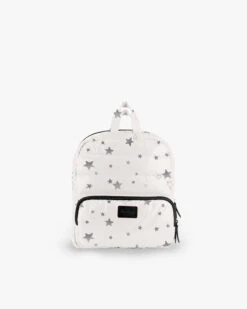 7 AM MIDI Backpack -Megababies USA 7AM VOYAGE MINI CLASSIC BACKPACK PRINT WHITE STARS 1