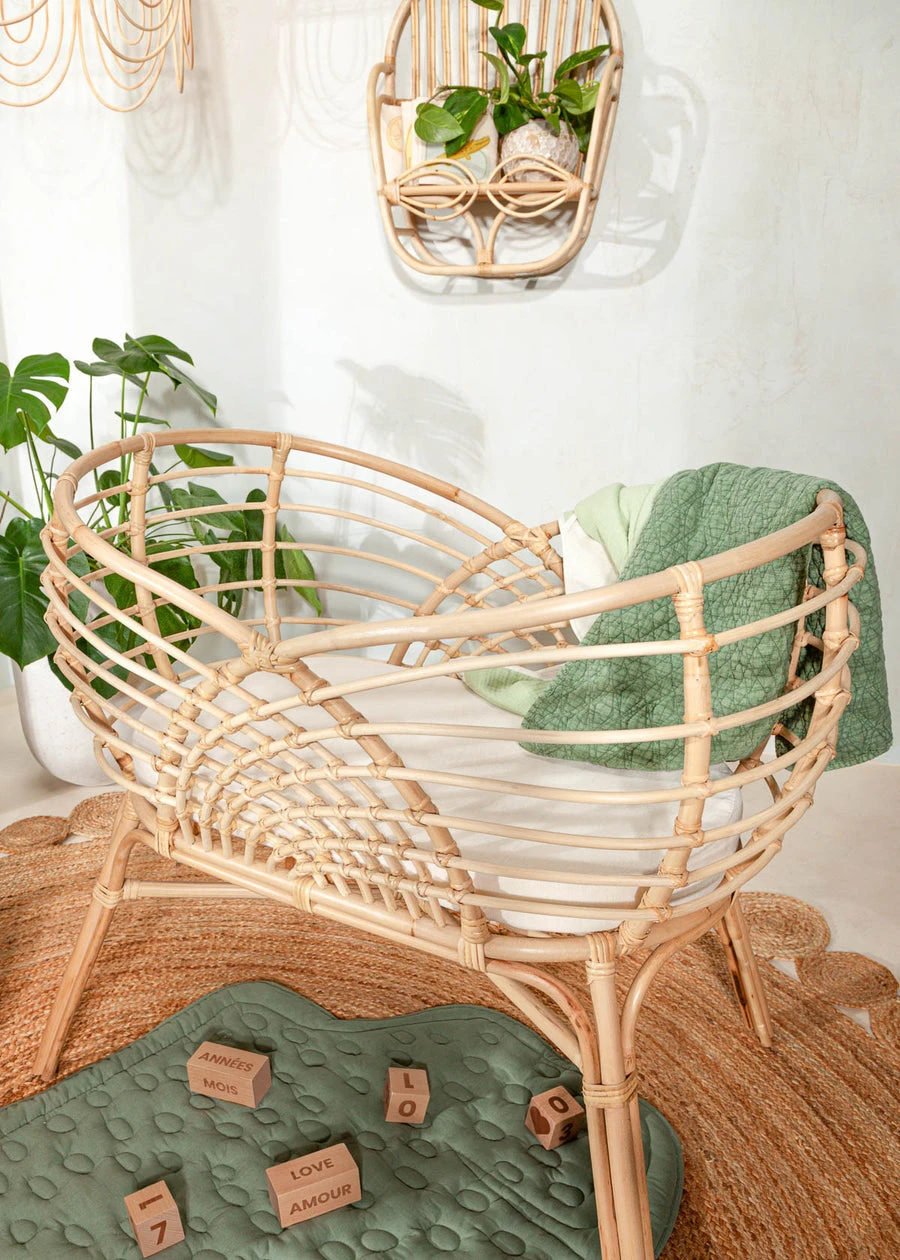 Coco Village Rattan Bassinet 3 Coco Village Rattan Bassinet - Image 3