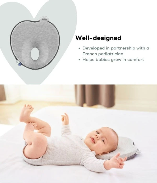 Babymoov Lovenest Natural Care Anti-Bacterial Pillow For Flat-Head 4 Babymoov Lovenest Natural Care Anti-Bacterial Pillow For Flat-Head - Image 4
