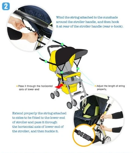 Manito Stroller And Car Seat Sunshade 8 Manito Stroller And Car Seat Sunshade - Image 8