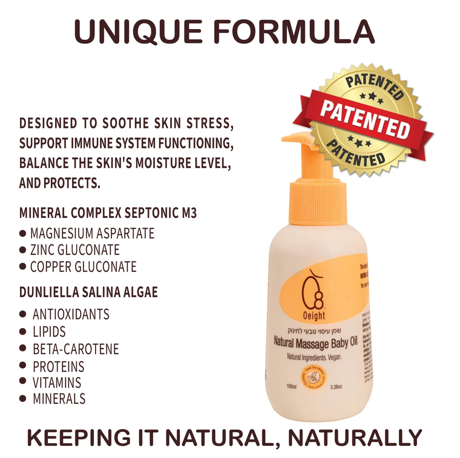 Oeight Natural Massage Baby Oil 2 Oeight Natural Massage Baby Oil - Image 2