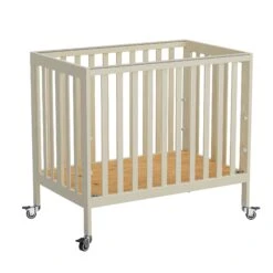 Fizzy 3 Level (Flat) Portable Crib + Free 3" Mattress 29 Fizzy 3 Level (Flat) Portable Crib + Free 3" Mattress -Megababies USA 901 22 Frenchwhite 8