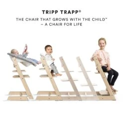 Stokke Tripp Trapp High Chair² Oak With Cushion + Stokke Tray -Megababies USA 919502 8