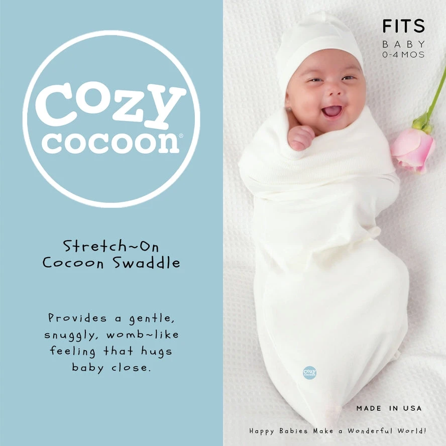 Cozy Cocoon Pure White Swaddle 2 Cozy Cocoon Pure White Swaddle - Image 2