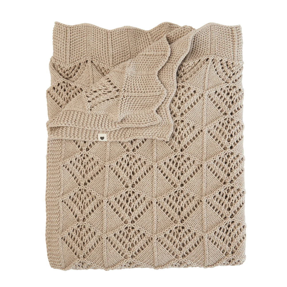 BIBS Knitted Blanket Wavy 1 BIBS Knitted Blanket Wavy