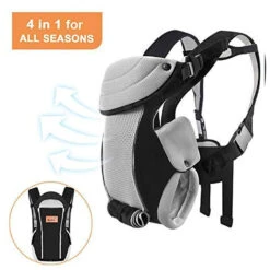 Above Edge Baby Carrier For Newborn To Toddler -Megababies USA 941636ff6c669c36c6d5c5f423b5767d491922d3eac6162143fb723c6843b170