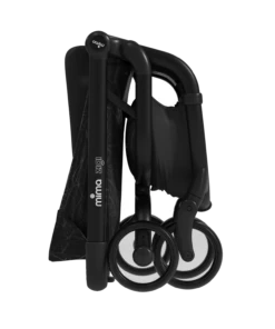 Mima Zigi 3G Complete Travel Stroller - Damaged Box -Megababies USA A331112 Zigi Ebony Fold Side png 78a8e50a 87f6 4e86 8997 a0afccd1299d