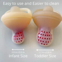 Ali+Oli Silicone Food & Fruit Feeder 2-Pack -Megababies USA AL1827 1