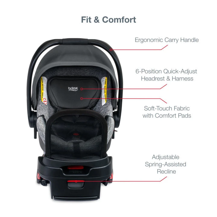 Britax B-Free Sport + B-Safe Gen2 Flexfit Plus Travel System 10 Britax B-Free Sport + B-Safe Gen2 Flexfit Plus Travel System - Image 10