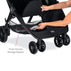 Britax B-Lively Double Stroller -Megababies USA B LIVELY DOUBLE US CAN RAVEN 07 2022 04 01 080827