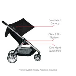 Britax B-Lively Stroller -Megababies USA B LIVELY US CAN RAVEN 04 2022 02 25 100040
