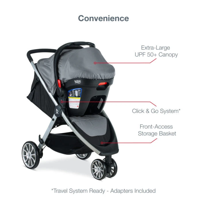 Britax B-Lively + B-Safe Gen2 Travel System 5 Britax B-Lively + B-Safe Gen2 Travel System - Image 5