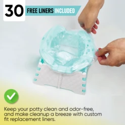 Jool Baby Portable Potty Chair With Travel Bag 14 Jool Baby Portable Potty Chair With Travel Bag -Megababies USA B09T5M4JMB ListingImages 04