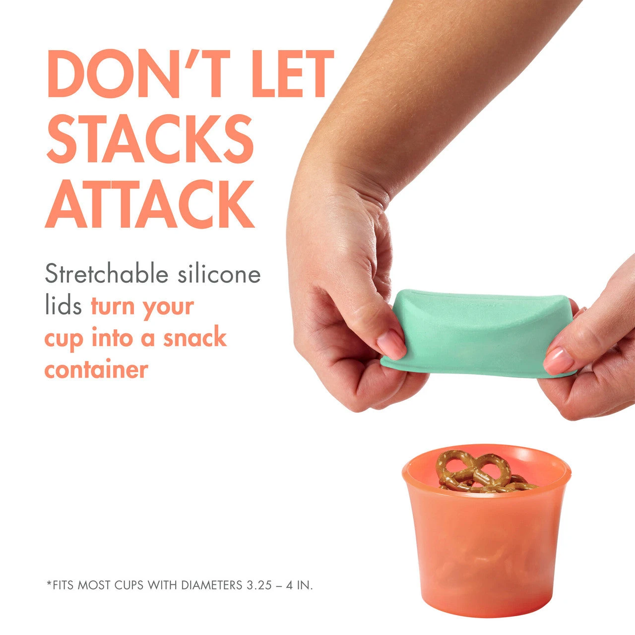 Boon SNUG SNACK Universal Silicone Snack Cup And Lid 2 Boon SNUG SNACK Universal Silicone Snack Cup And Lid - Image 2