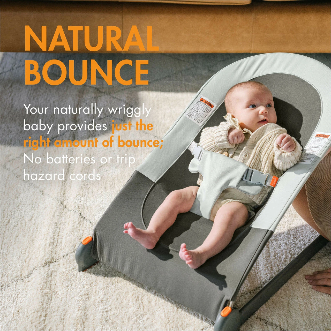 Boon SLANT Portable Baby Bouncer 12 Boon SLANT Portable Baby Bouncer - Image 12