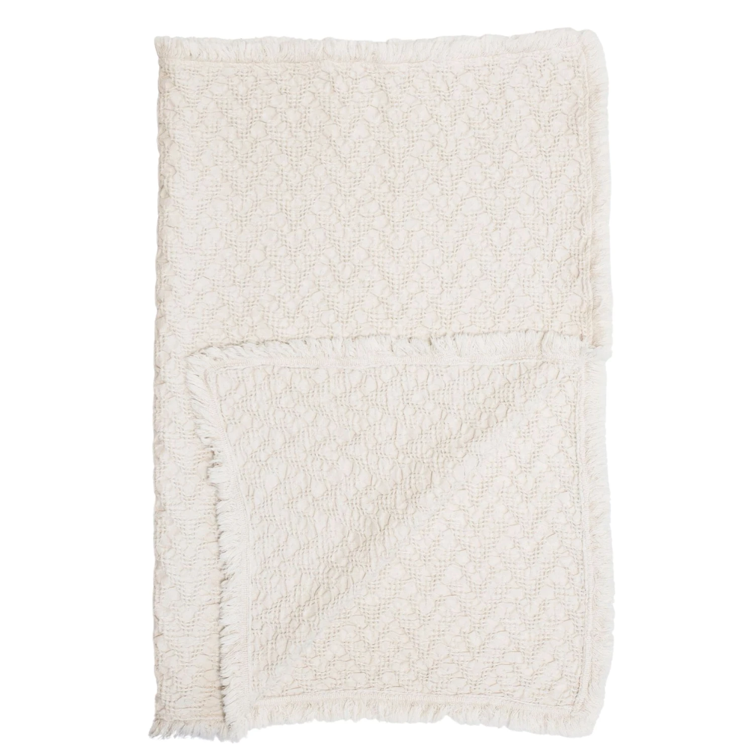 Crane Baby Oatmeal Boho Knit Blanket 3 Crane Baby Oatmeal Boho Knit Blanket - Image 3