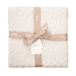 Crane Baby Oatmeal Boho Knit Blanket