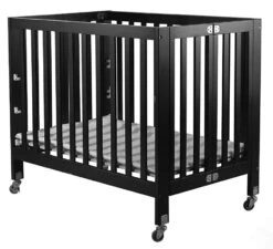 Fizzy 3 Level (Flat) Portable Crib + Free 3" Mattress 22 Fizzy 3 Level (Flat) Portable Crib + Free 3" Mattress -Megababies USA BLACK FIZZY