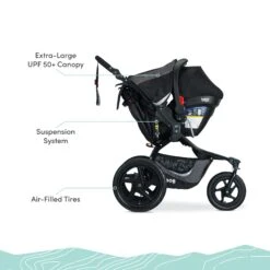 BOB Gear Revolution Flex 3.0 Travel System With B-Safe Gen2 Infant Car Seat 24 BOB Gear Revolution Flex 3.0 Travel System With B-Safe Gen2 Infant Car Seat -Megababies USA BOBGearFlex3.0 B SafeGen2TS ATF 05