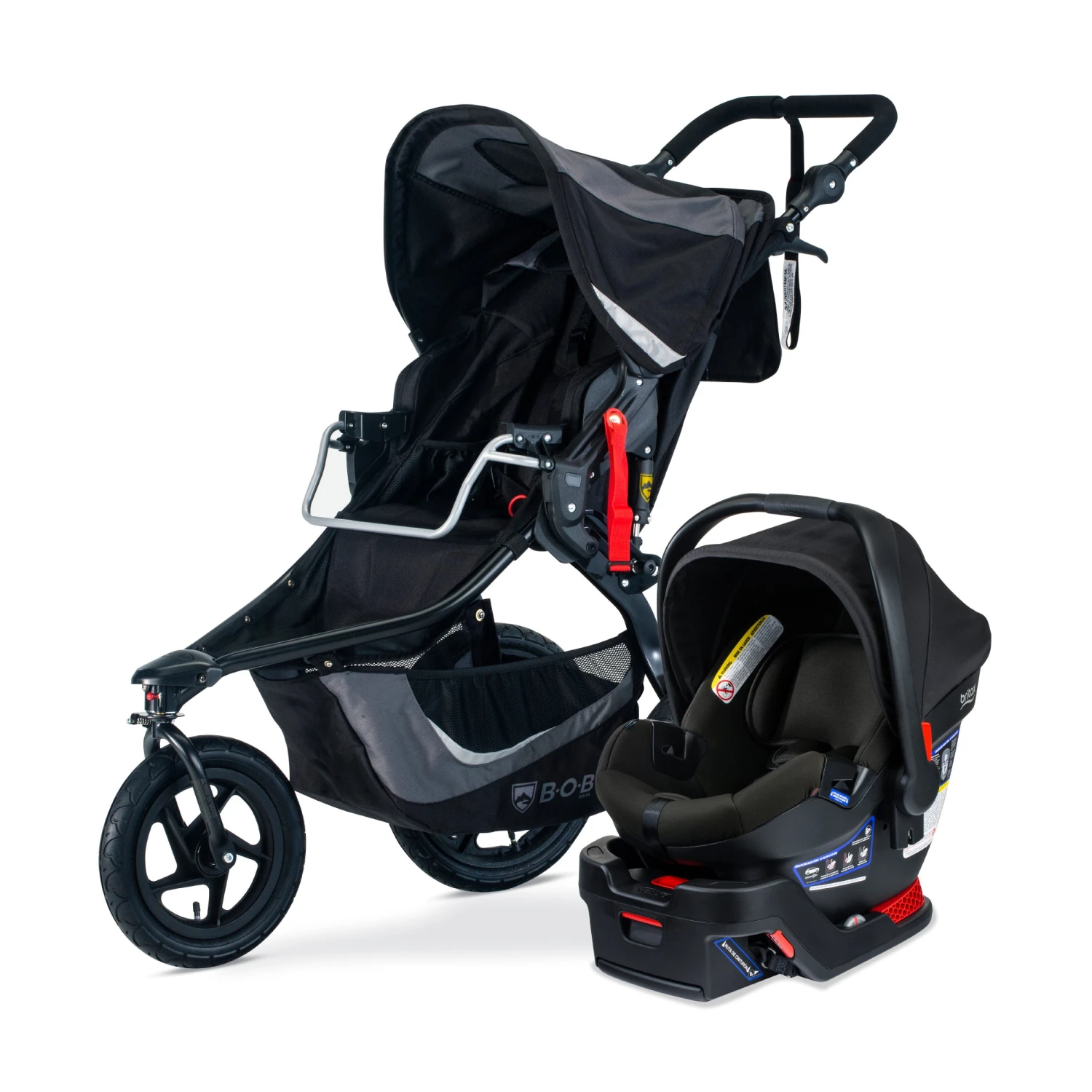BOB Gear Revolution Flex 3.0 Travel System With B-Safe Gen2 Infant Car Seat 1 BOB Gear Revolution Flex 3.0 Travel System With B-Safe Gen2 Infant Car Seat