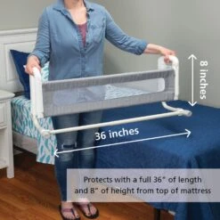 Safety 1st Safety 1ˢᵗ Top Of Mattress Bed Rail -Megababies USA BR017GRY1 Top of Mattress Bed Rail Q