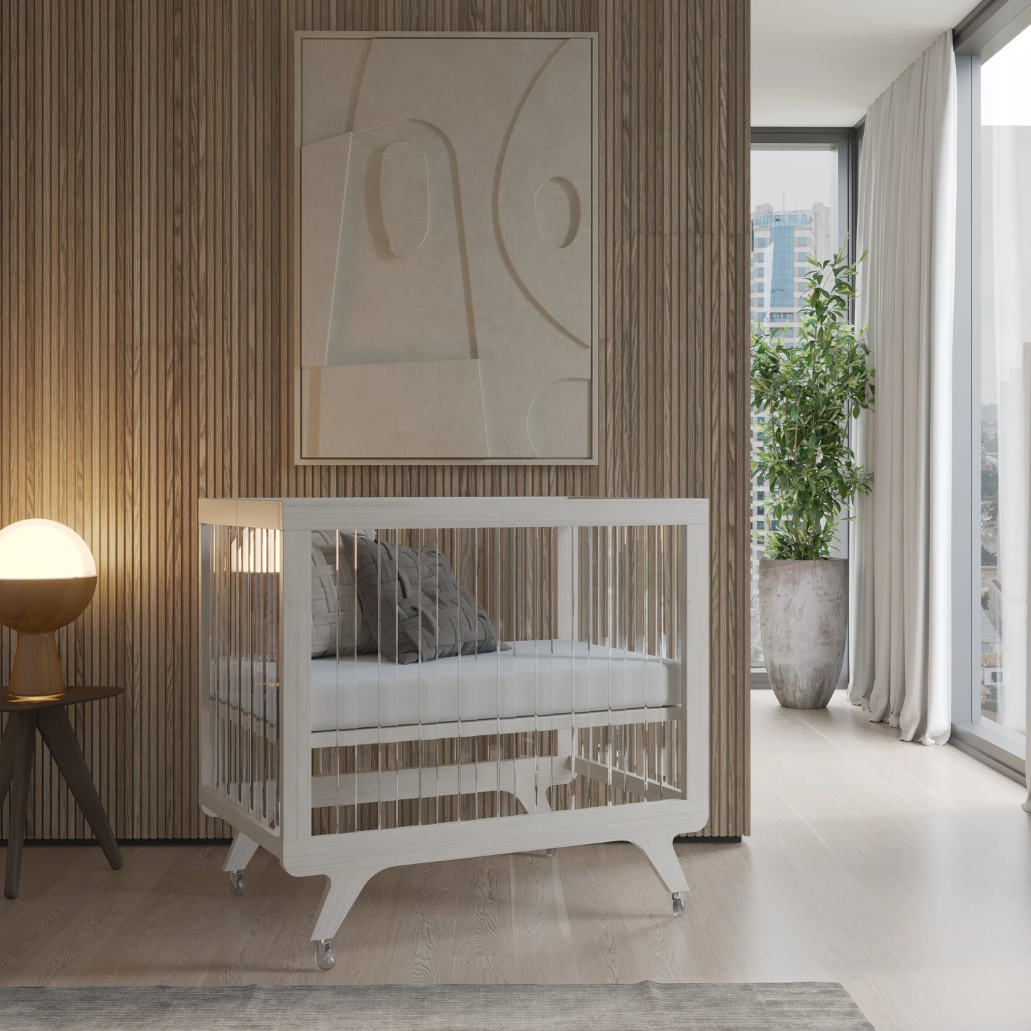 Melo Caress V-leg Portable Crib 5 Melo Caress V-leg Portable Crib - Image 5