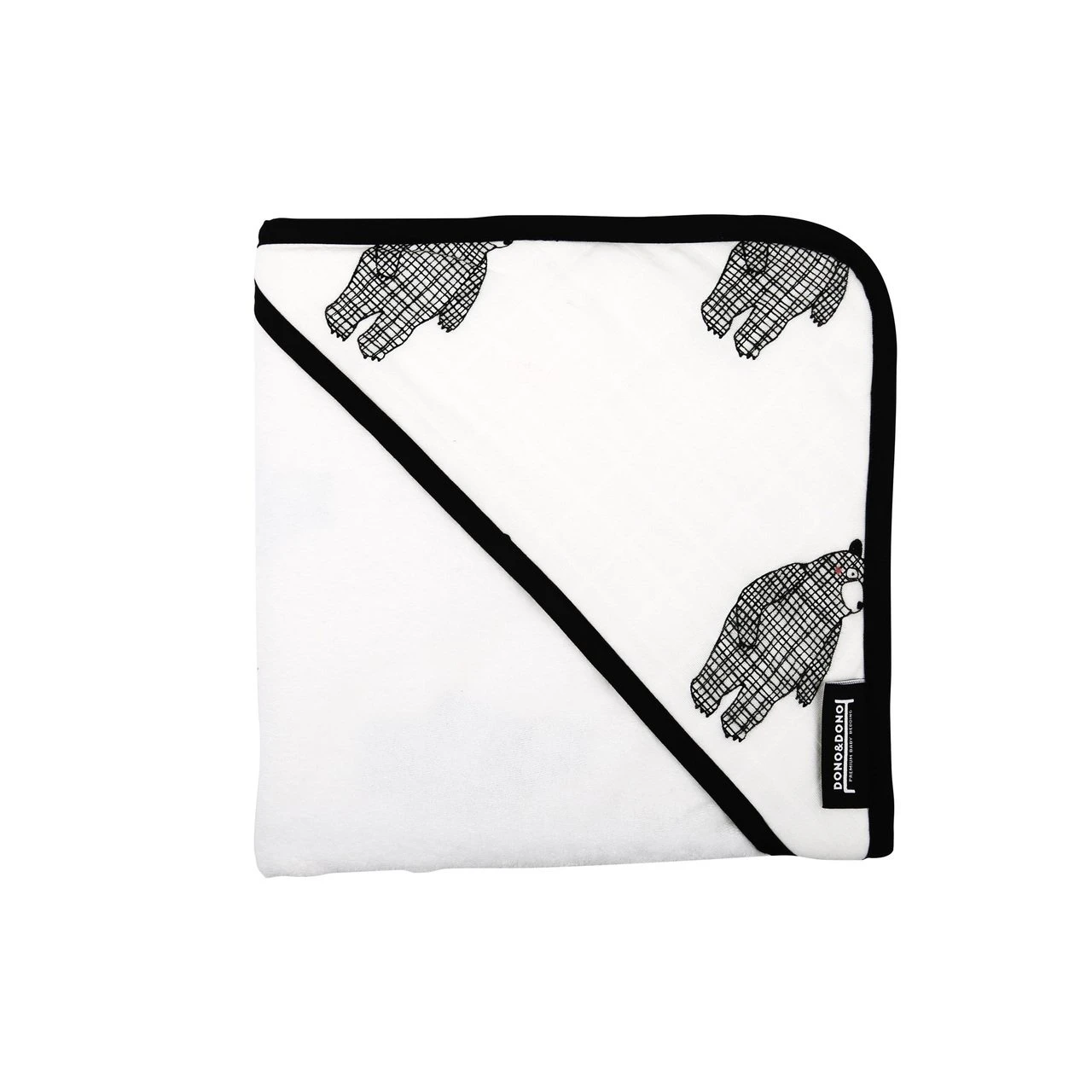 Innobaby Dono&Dono Hooded Cotton Muslin Towel For Infants And Babies 1 Innobaby Dono&Dono Hooded Cotton Muslin Towel For Infants And Babies