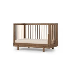 Dadada Bliss 4-in-1 Convertible Crib -Megababies USA Bliss Crib Walnut Silo DayBed