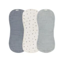 Ely's & Co. Muslin Burp Cloths - 3 Pack