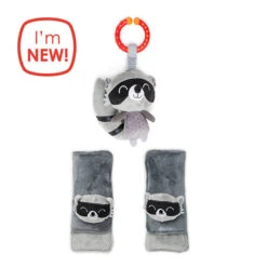 Diono Harness Soft Wraps & Toy 15 Diono Harness Soft Wraps & Toy -Megababies USA CR00194 Harness Soft Wraps and Linkie Toys 510x510 RACOON2 1